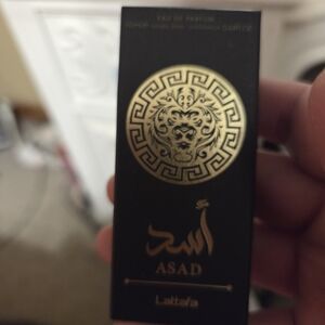NEW Lattafa Asad Eau De Parfum For Men 10ml Notes: Black pepper, pineapple, an